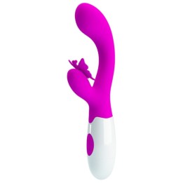 Butterfly Kiss 30-Funktionen-Hasenvibrator Lila von High Tech