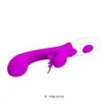 Butterfly Kiss 30-Funktionen-Hasenvibrator Lila von High Tech