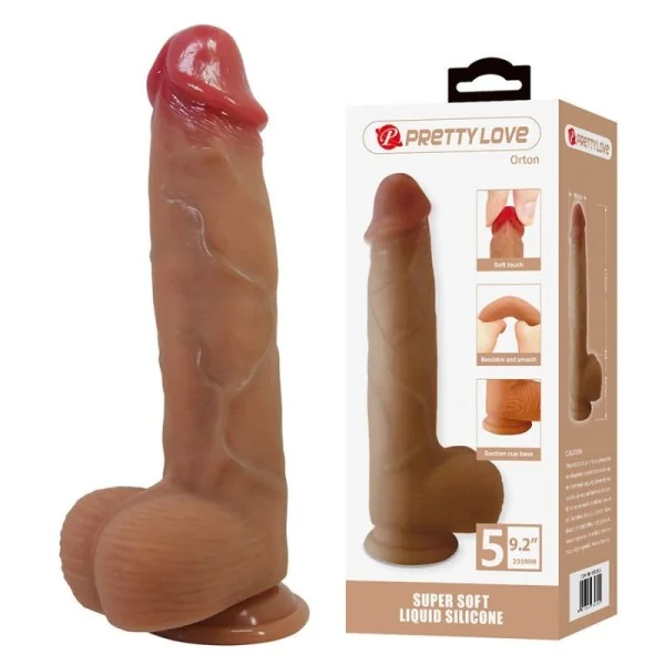 Orton Realistischer Dildo mit Saugnapf 23,5 cm -Ø- 4,9 cm von Dildos