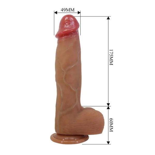Orton Realistischer Dildo mit Saugnapf 23,5 cm -Ø- 4,9 cm von Dildos