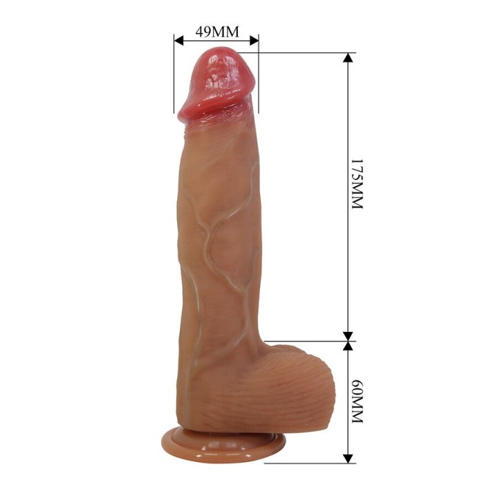Orton Realistischer Dildo mit Saugnapf 23,5 cm -Ø- 4,9 cm von Dildos