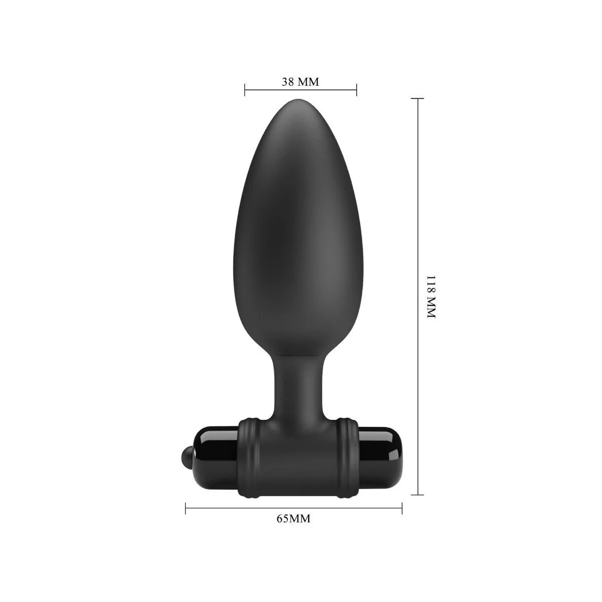 Super Power Anal Plug mit Vibration von Mr Play