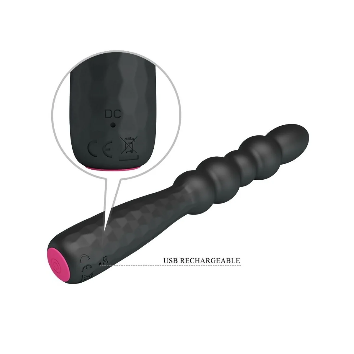 Flexibler Vibrierender Analplug von Mr Play