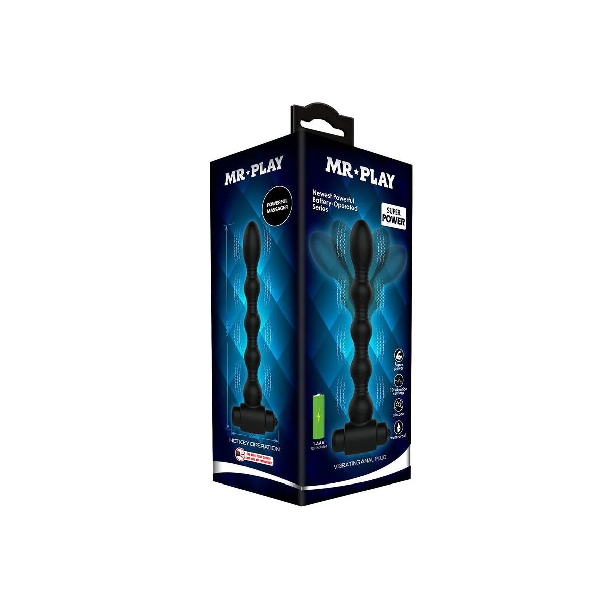 Vibrierender Analplug-Massager von Mr Play
