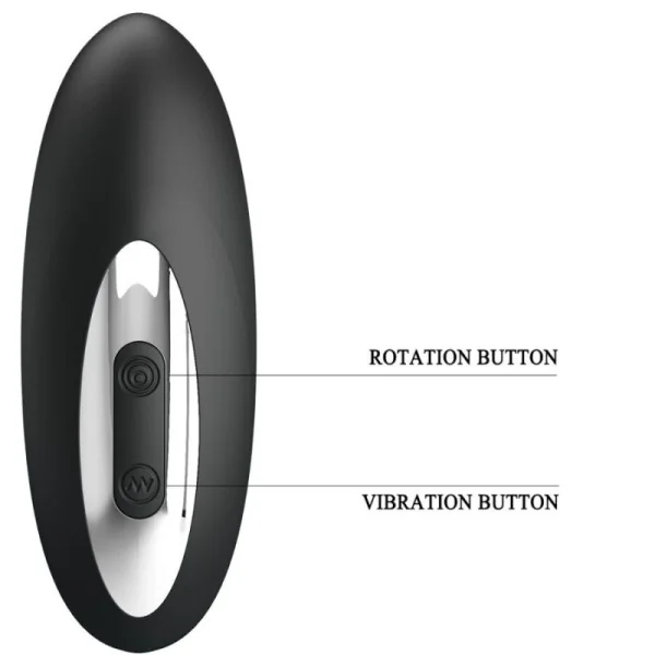 Prostata-Massagegerät mit Rotation und Vibration von Mr Play