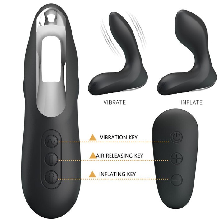 Prostata-Massagegerät mit Vibrationsfernbedienung von Mr Play