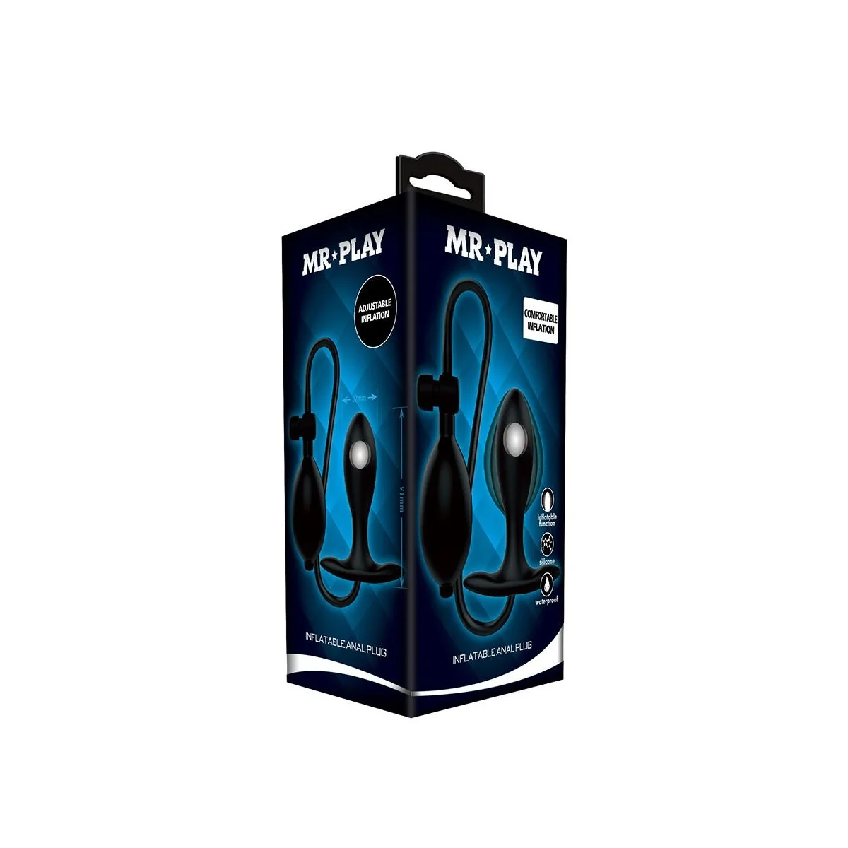 Verstellbarer aufblasbarer Analplumpf von Mr Play
