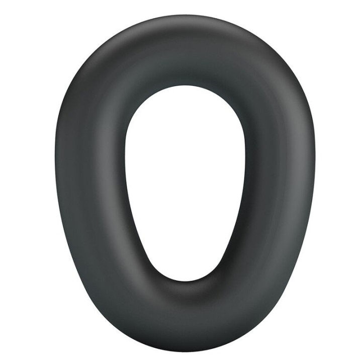 Vesper Supersoft Silikon-Pennisring Schwarz von Crazy Bull
