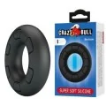 Bertram Supersoft Silikon-Pennisring Schwarz von Crazy Bull