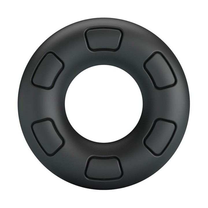 Bertram Supersoft Silikon-Pennisring Schwarz von Crazy Bull