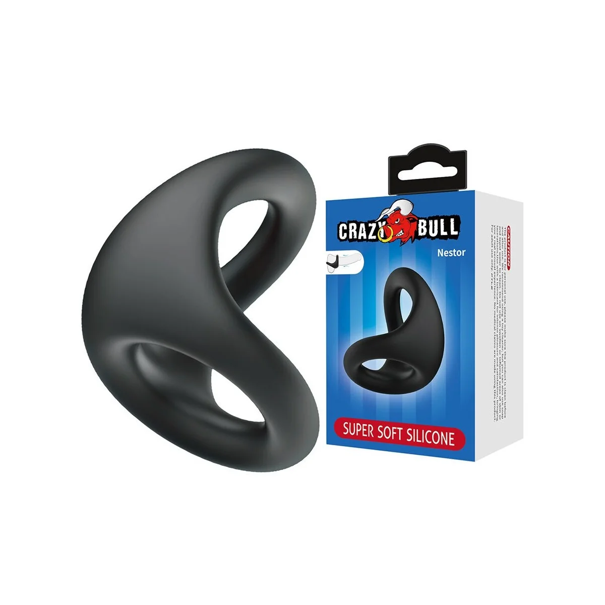 Nestor Ergonomischer Penis- und Hodenring von Crazy Bull