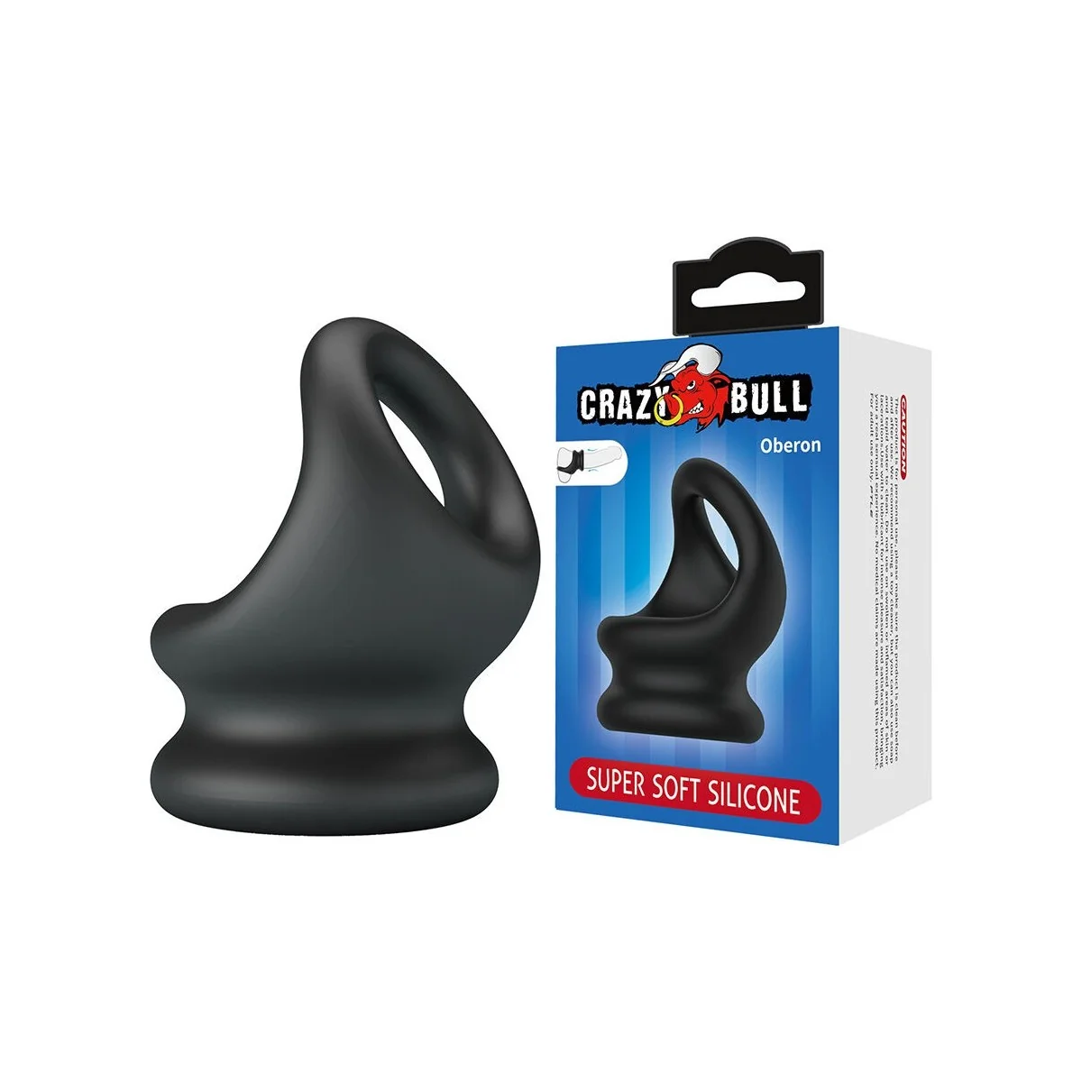 Oberon Penis- und Hodenstützring von Crazy Bull