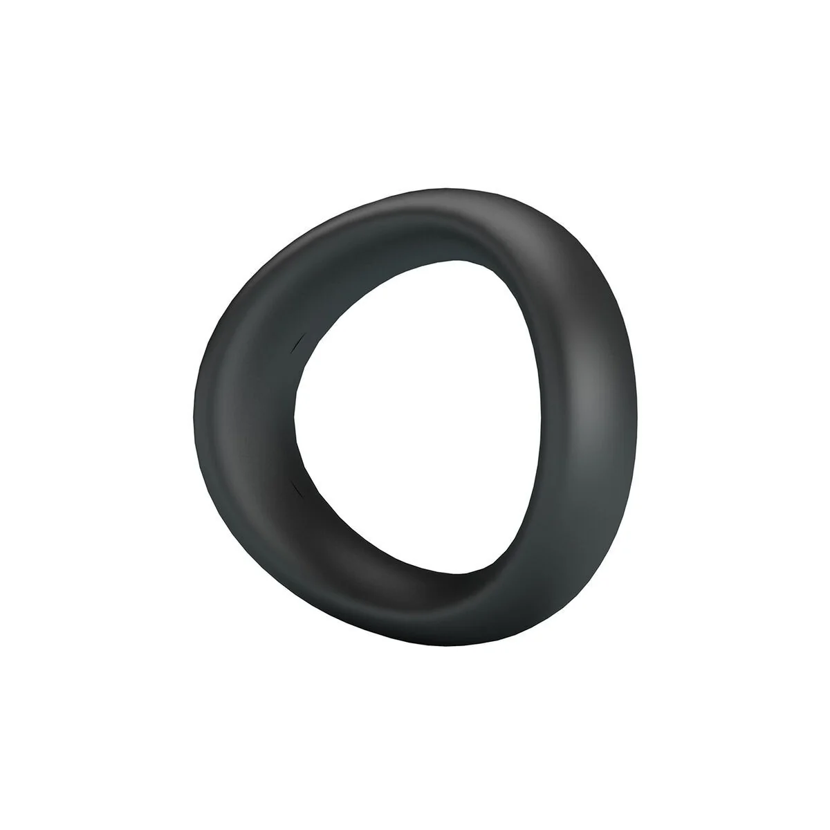 Valen Ergonomischer Silikon-Penisring Schwarz von Crazy Bull