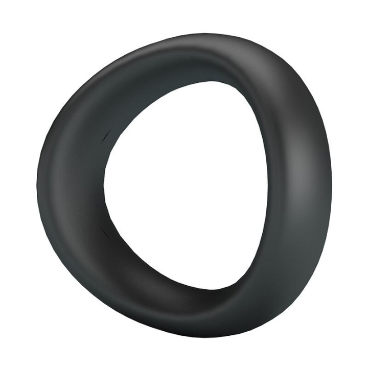 Valen Ergonomischer Silikon-Penisring Schwarz von Crazy Bull