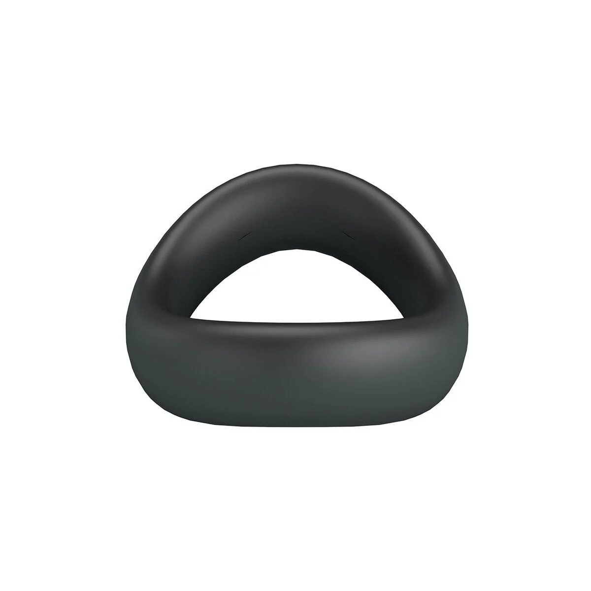 Valen Ergonomischer Silikon-Penisring Schwarz von Crazy Bull