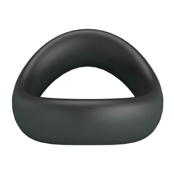 Valen Ergonomischer Silikon-Penisring Schwarz von Crazy Bull