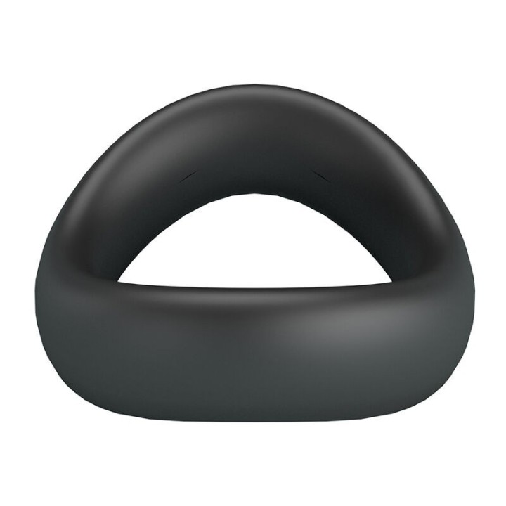 Valen Ergonomischer Silikon-Penisring Schwarz von Crazy Bull