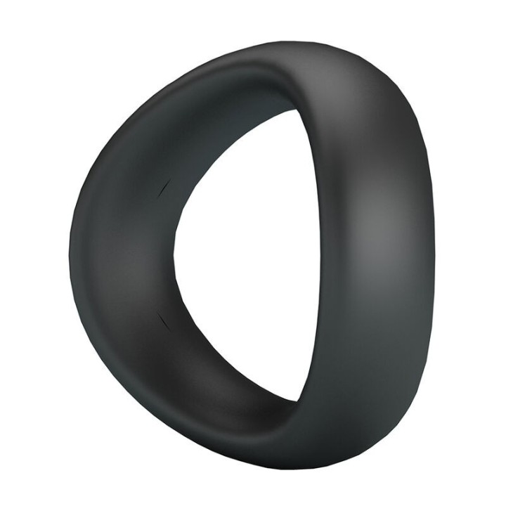 Valen Ergonomischer Silikon-Penisring Schwarz von Crazy Bull
