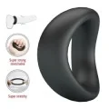Valen Ergonomischer Silikon-Penisring Schwarz von Crazy Bull