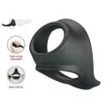 Zadok Ergonomischer Ring mit Perinealstimulator von Crazy Bull