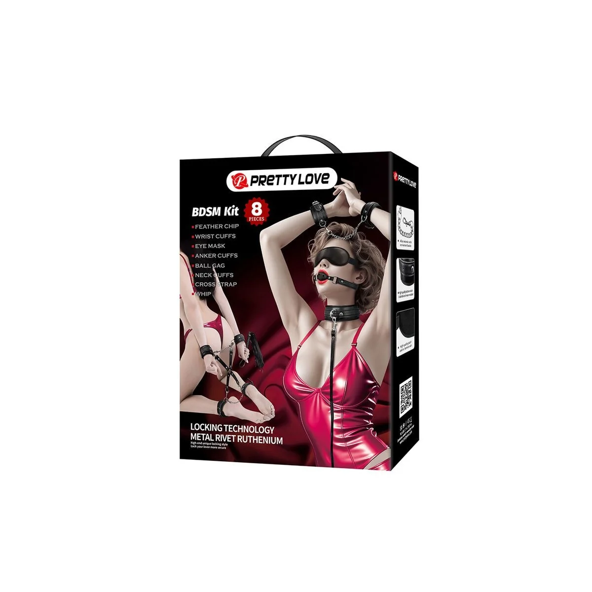 8-Teiliges Bdsm-Set Schwarz von Fun Toys