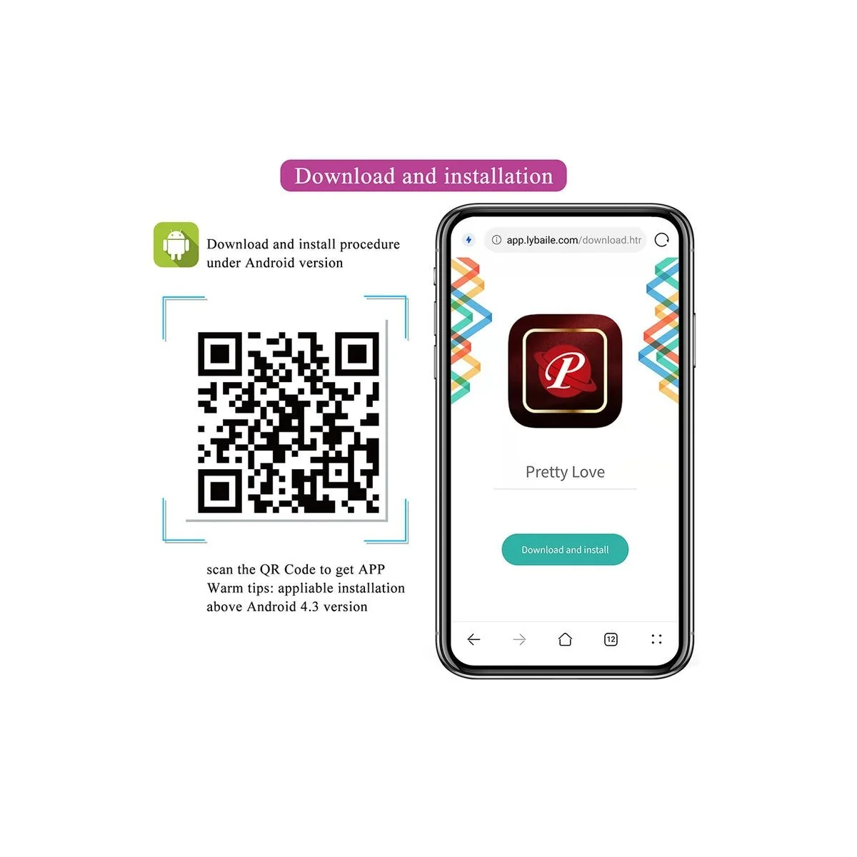 Klay Stoss-Ei-Vibrator, App-Steuerung, Lila von App Series