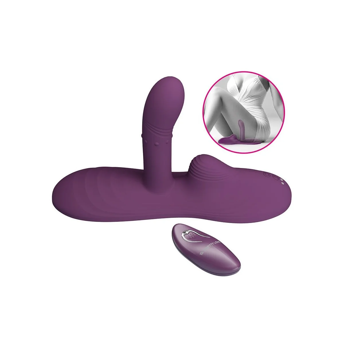 Luka Sitzvibrator mit Wärmeeffekt und Fernbedienung von Remote Control