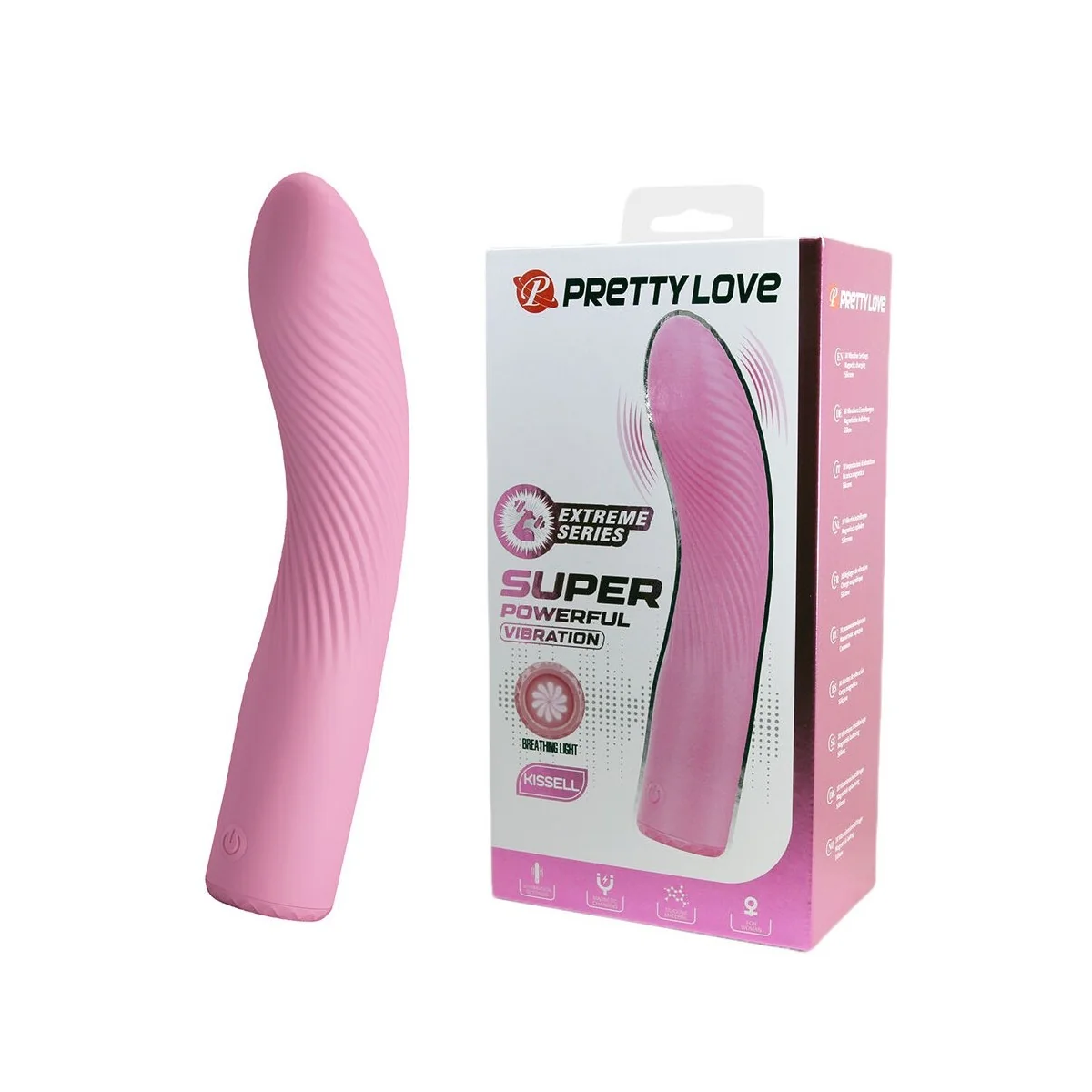 Kisell G-Spot Pink Vibrator von High Tech