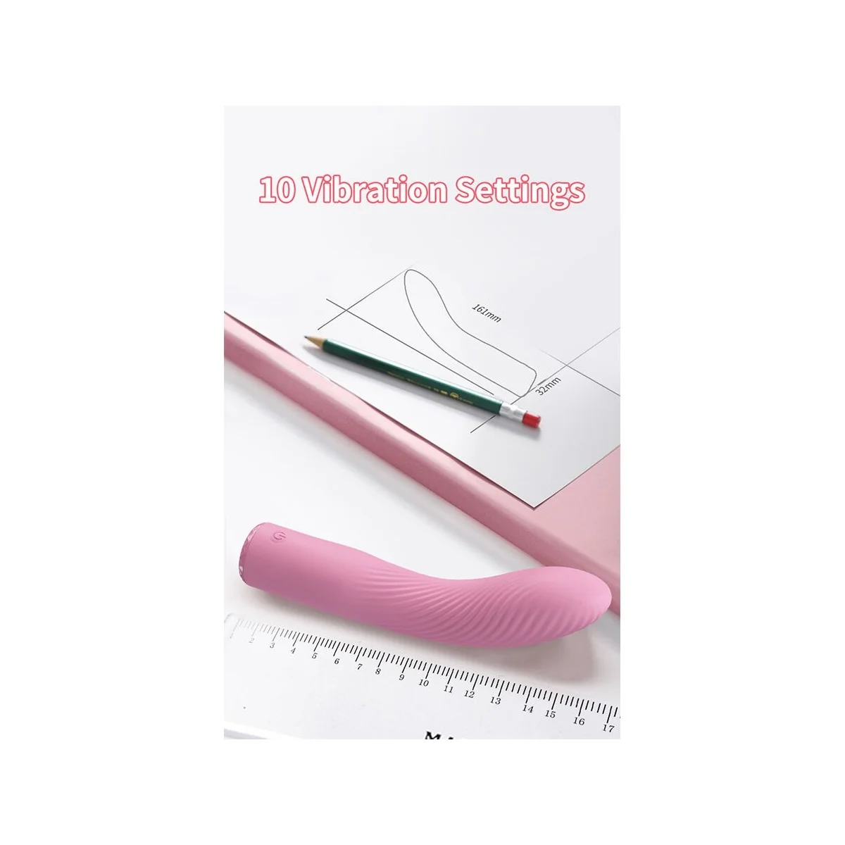 Kisell G-Spot Pink Vibrator von High Tech