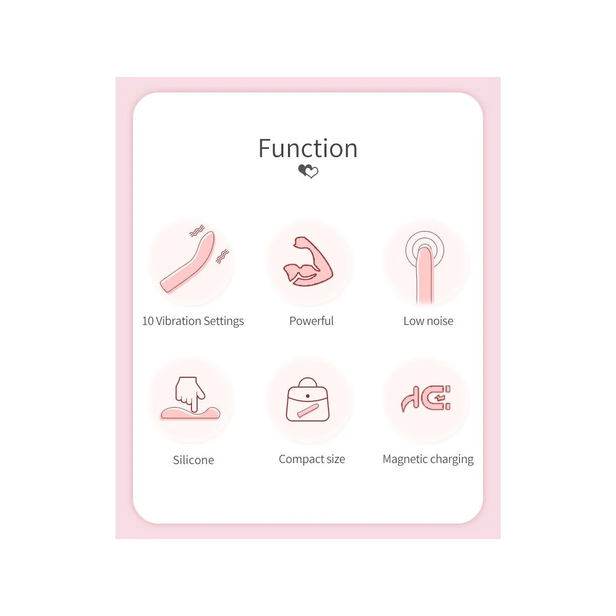 Kisell G-Spot Pink Vibrator von High Tech