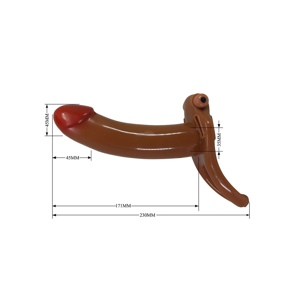Bradden Vibrating Strap-On von Harness Collection