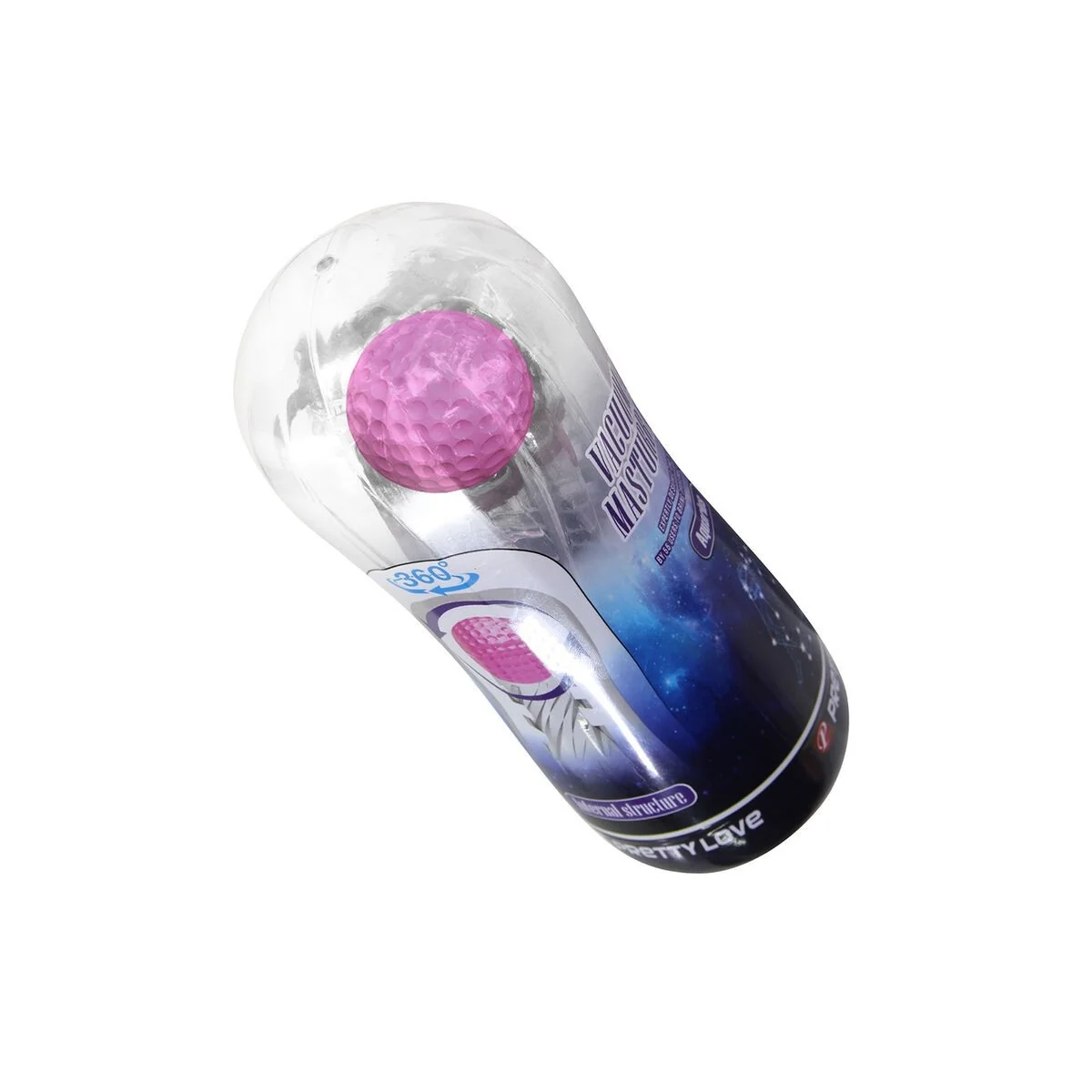360º Strukturierter Masturbationsbecher, Transparent von Bodies & Masturbators