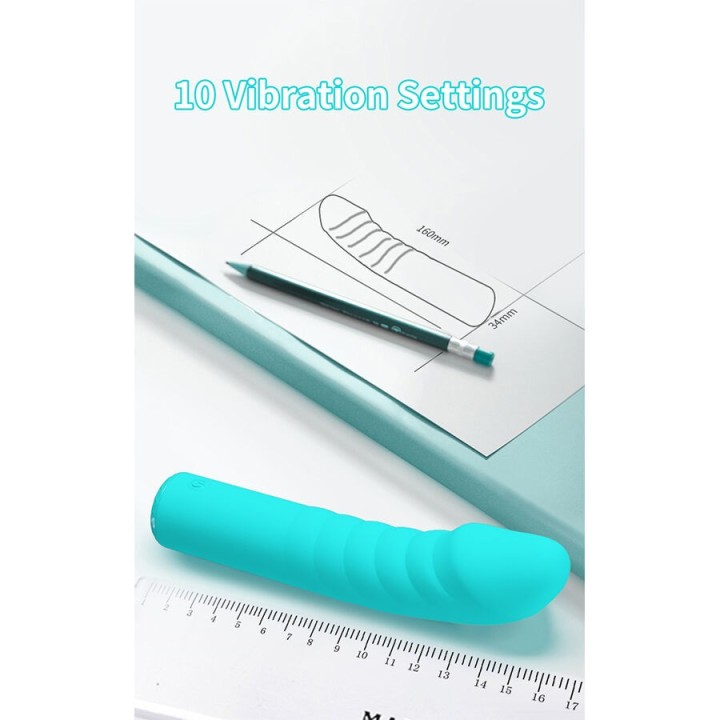 Rylan G-Spot Blue Vibrator von High Tech