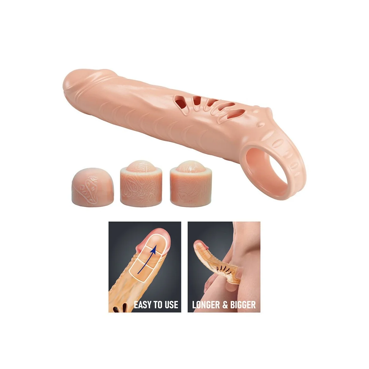 Penishülle mit Verlängerungen von For Him