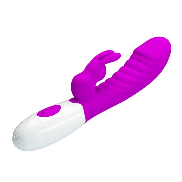 Naughty Bunny Lila Vibrator von High Tech