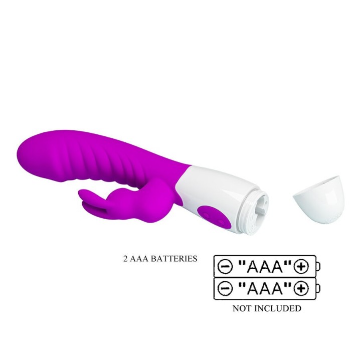 Naughty Bunny Lila Vibrator von High Tech