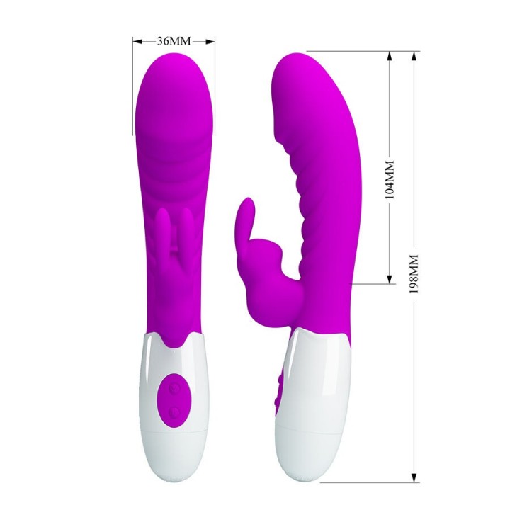 Naughty Bunny Lila Vibrator von High Tech