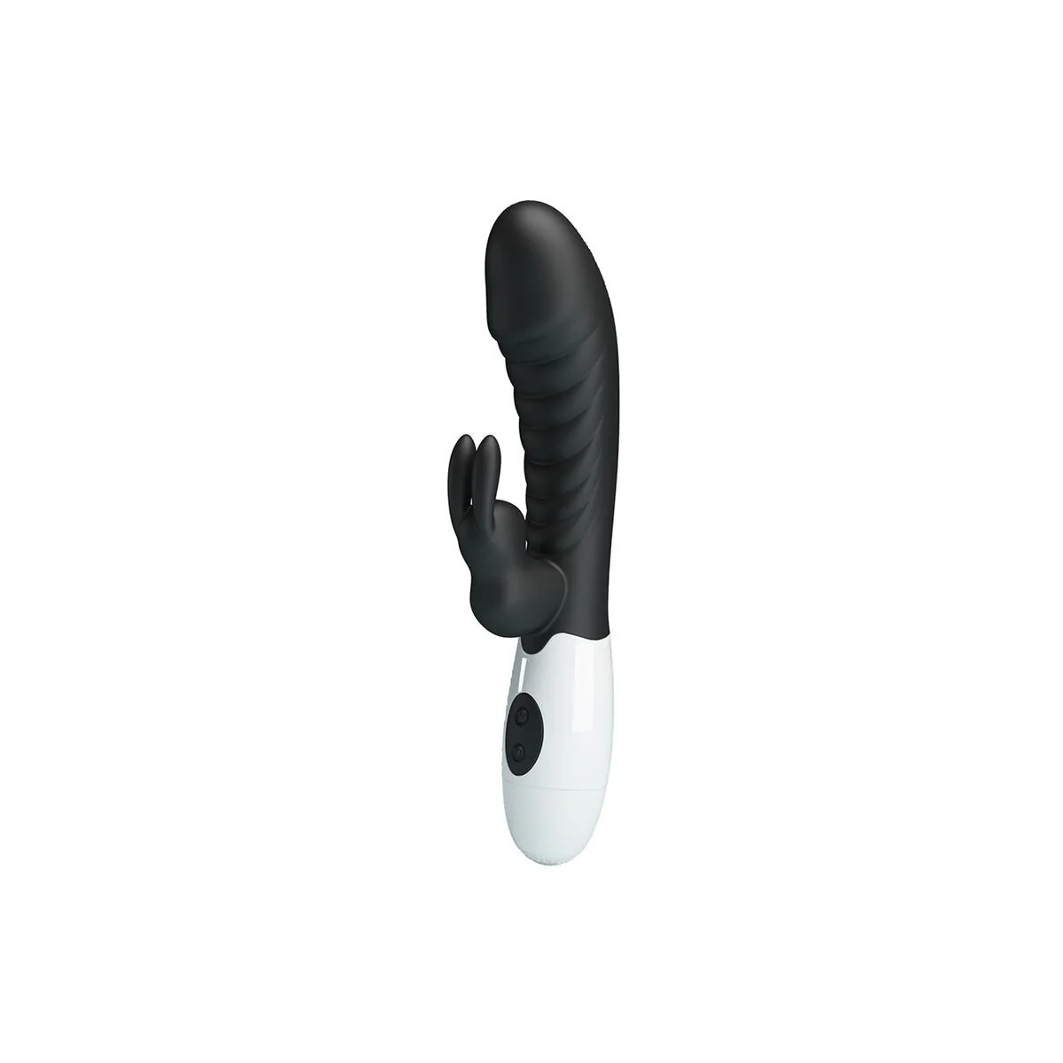 Naughty Bunny 30-Funktionen-Hasenvibrator Schwarz von High Tech