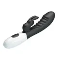 Naughty Bunny 30-Funktionen-Hasenvibrator Schwarz von High Tech