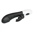 Naughty Bunny 30-Funktionen-Hasenvibrator Schwarz von High Tech