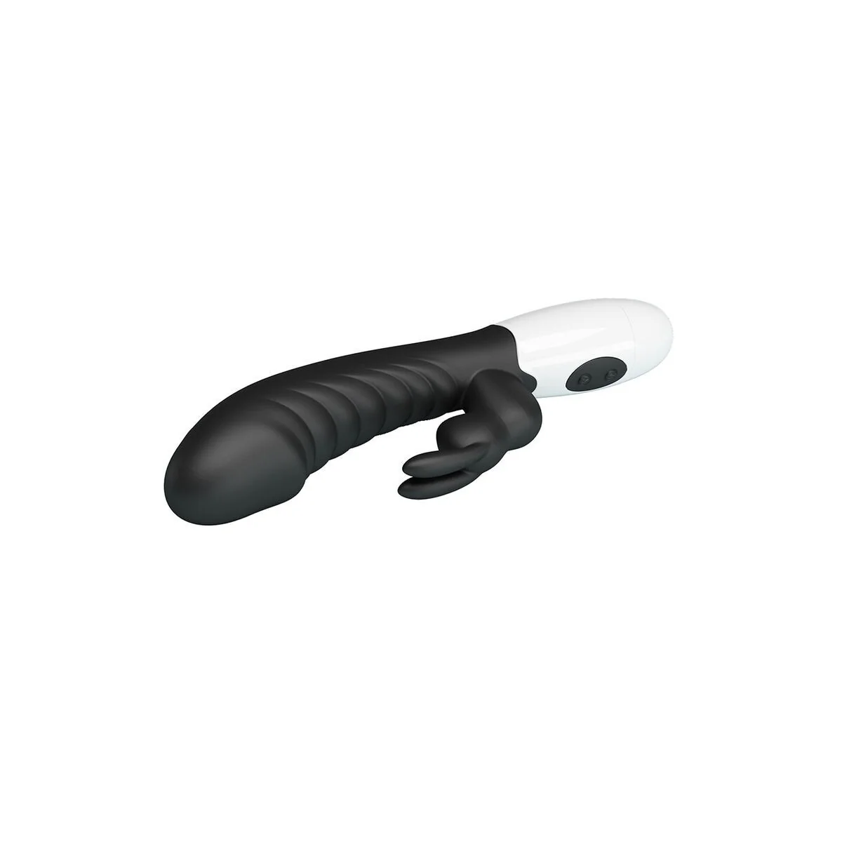 Naughty Bunny 30-Funktionen-Hasenvibrator Schwarz von High Tech