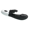 Naughty Bunny 30-Funktionen-Hasenvibrator Schwarz von High Tech