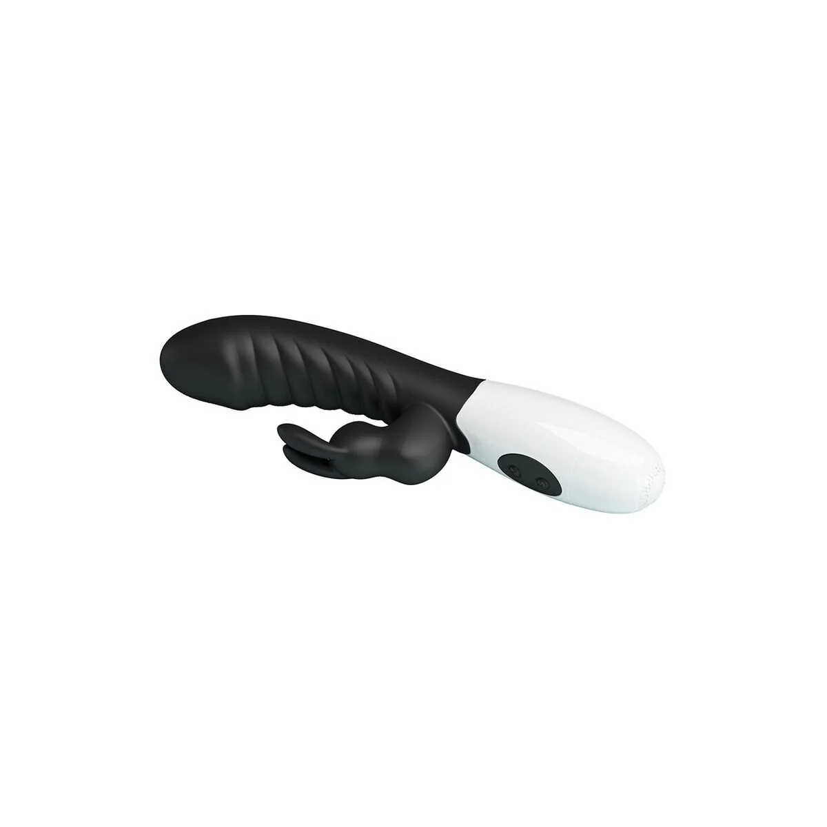 Naughty Bunny 30-Funktionen-Hasenvibrator Schwarz von High Tech