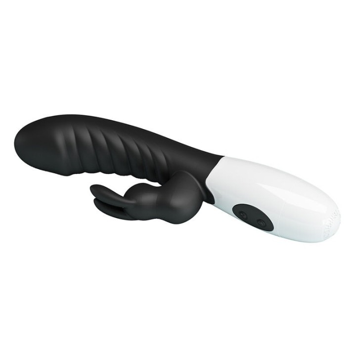 Naughty Bunny 30-Funktionen-Hasenvibrator Schwarz von High Tech