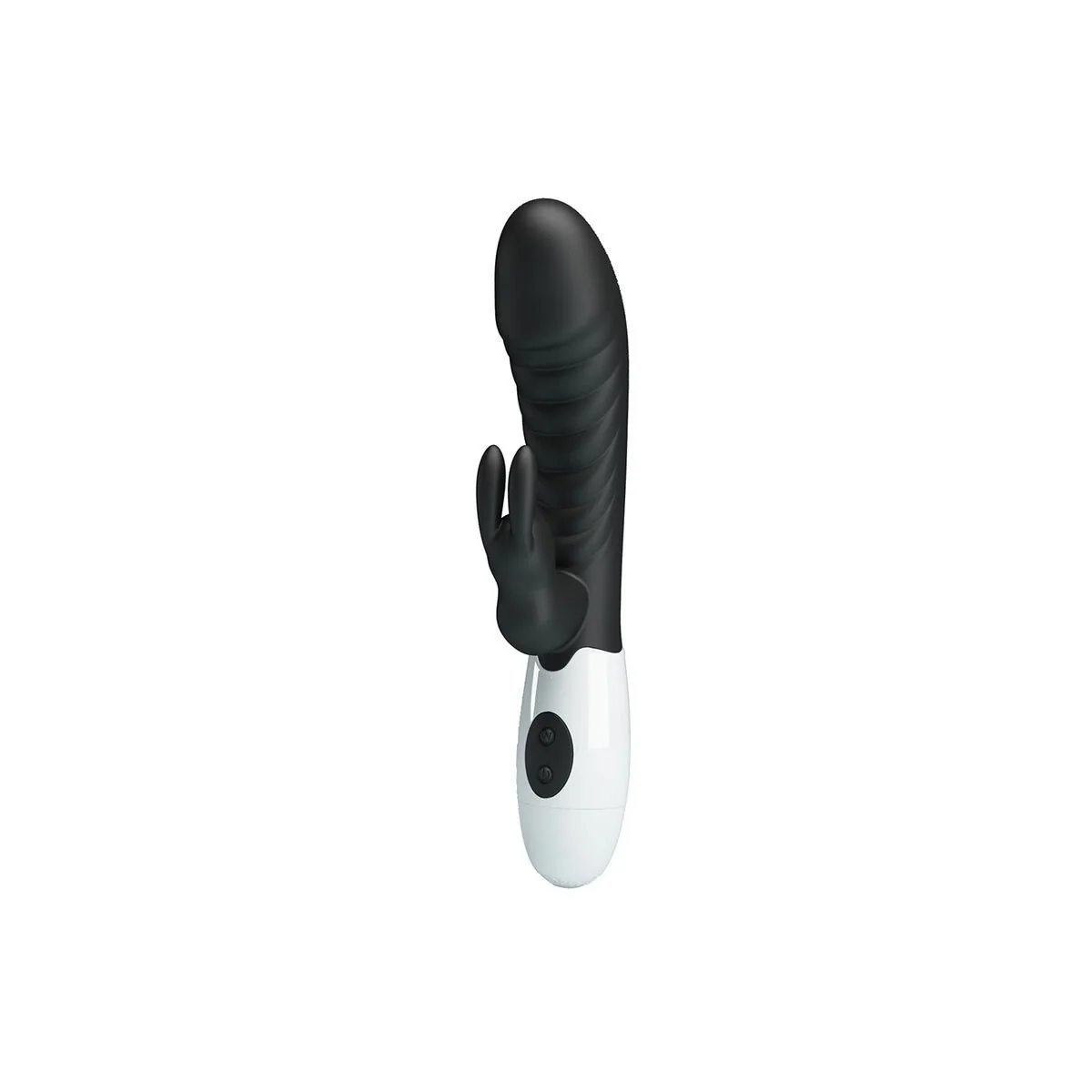 Naughty Bunny 30-Funktionen-Hasenvibrator Schwarz von High Tech