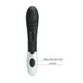 Naughty Bunny 30-Funktionen-Hasenvibrator Schwarz von High Tech