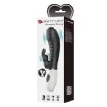 Naughty Bunny 30-Funktionen-Hasenvibrator Schwarz von High Tech