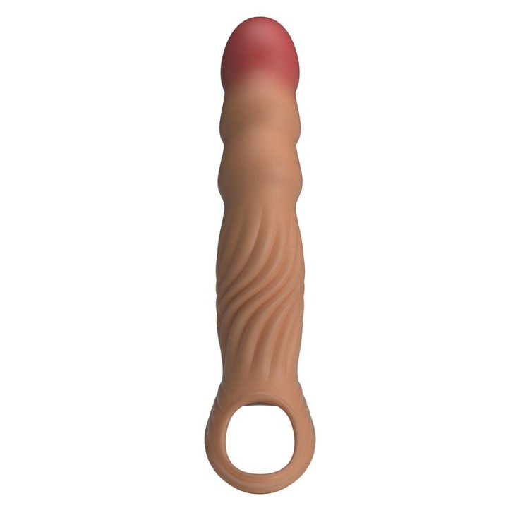 Strukturierte Penishülle mit Vibration und Fernbedienung von For Him