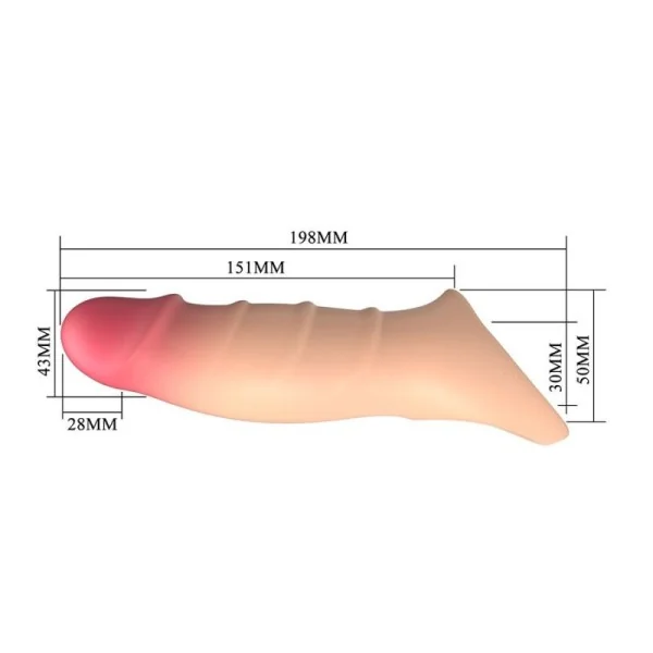 Darnell Realistic Effect Penis Cover von For Him