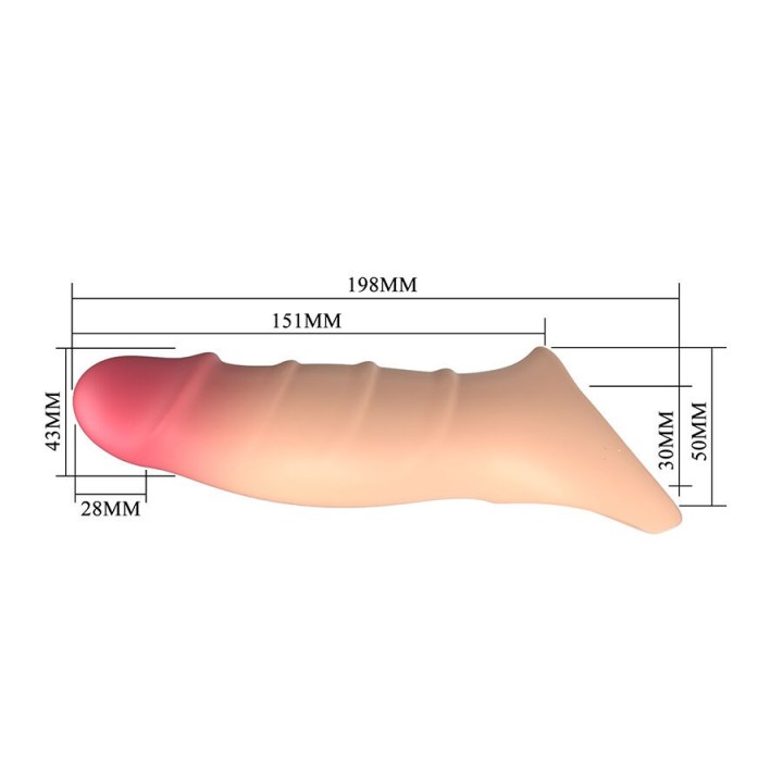 Darnell Realistic Effect Penis Cover von For Him